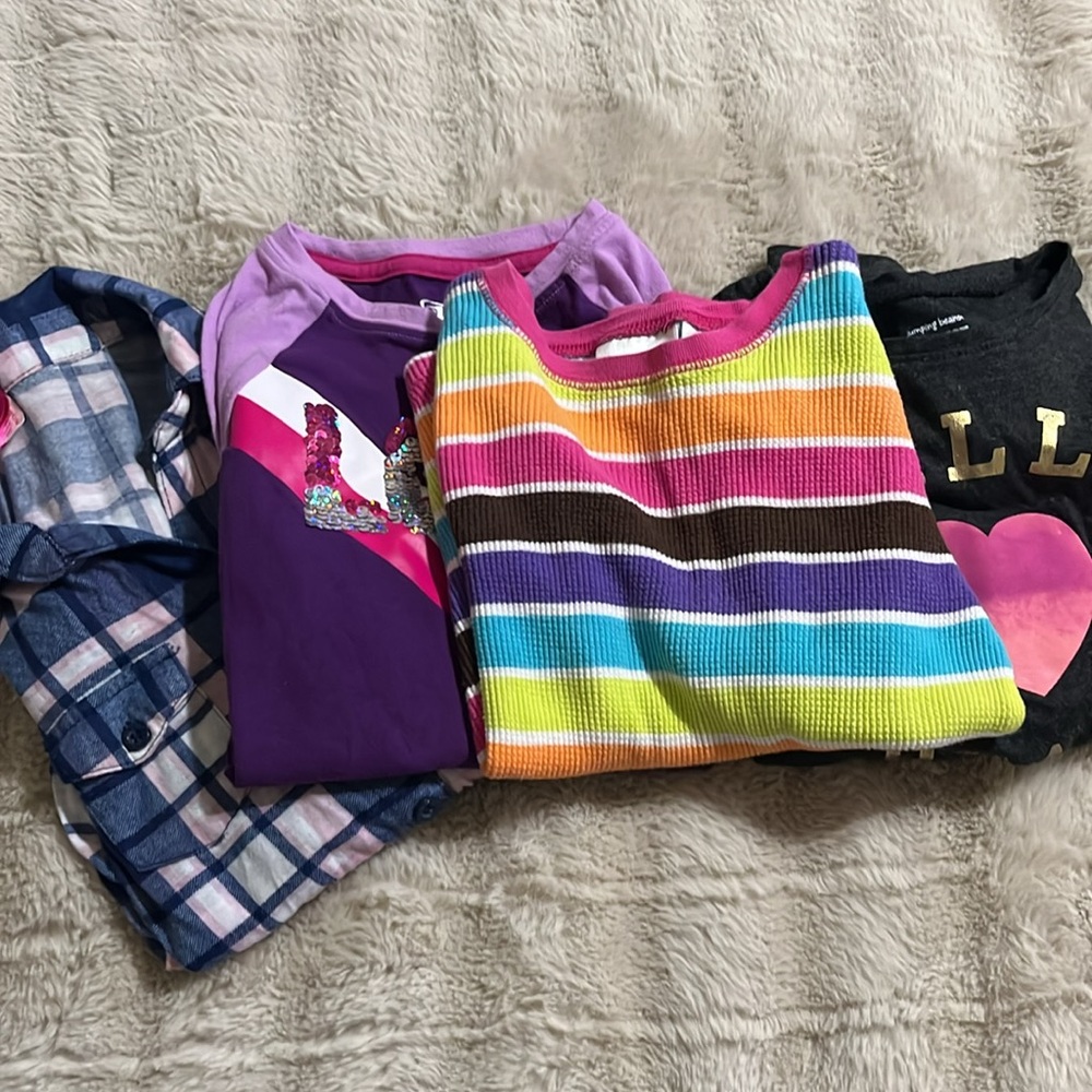 Lot of 4 girls shirts
